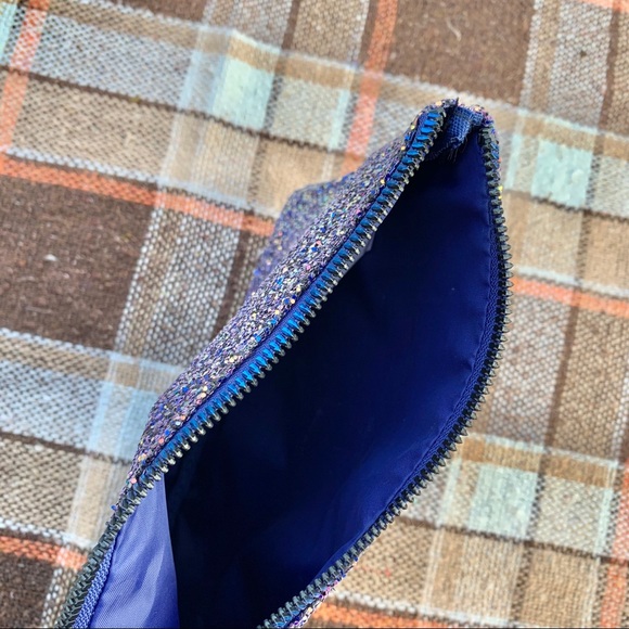 Rainbow Glitter hand purse or make up bag - Picture 3 of 3